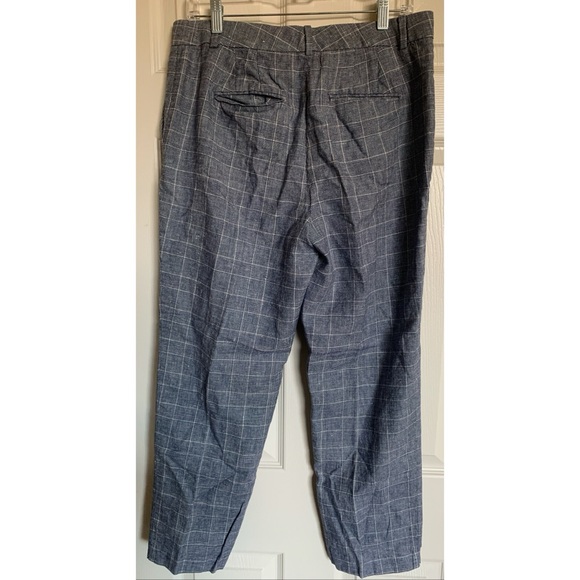 Ann Taylor Curvy Fit Women’s Size 8 Linen Blend Slacks - Picture 2 of 4